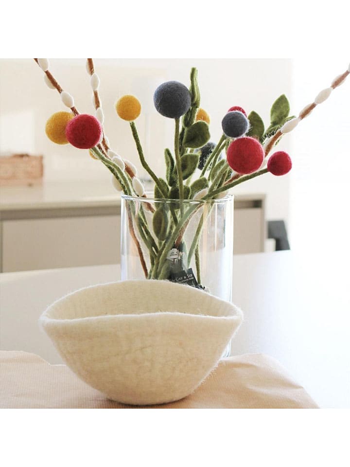FILZLIG Dekoschale in Creme - (H)9 x Ø 15 cm günstig kaufen onesize