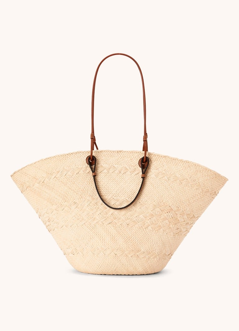 LOEWE Anagram Basket Suuri ostoskassi vasikannahkaisilla yksityiskohdilla