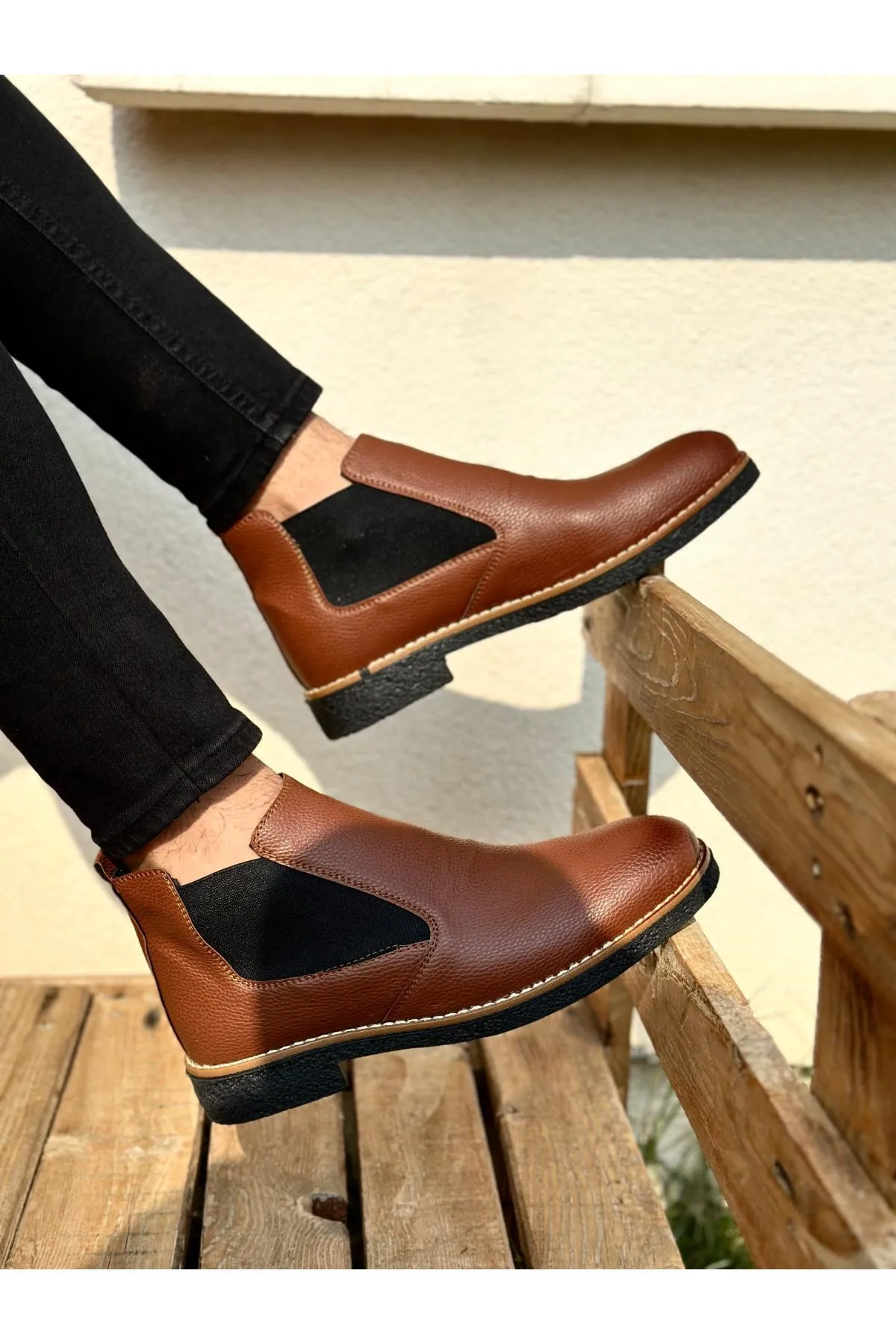 MUGGO  M201 Garantierte Unisex-Chelsea-Stiefel