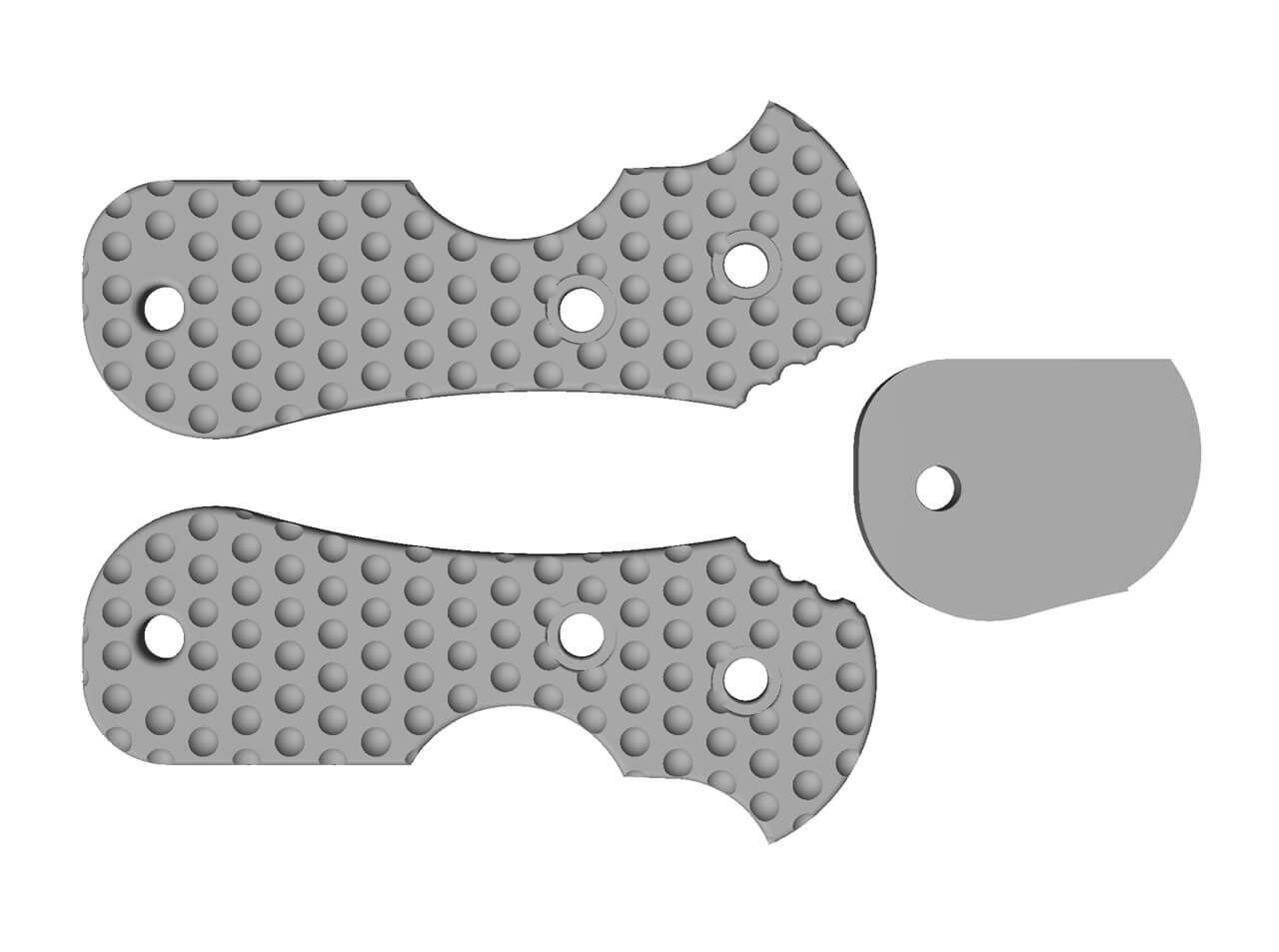 Urd 2.0 Vierfingergriff 3D-Modell