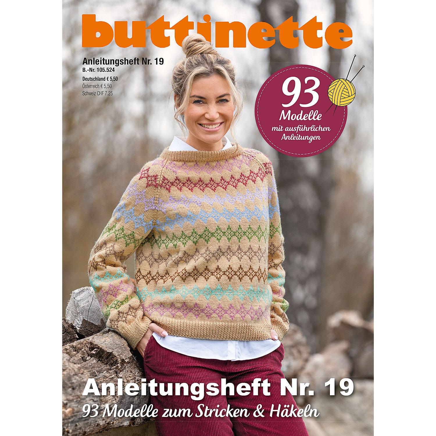 buttinette Anleitungsheft Nr. 19 Herbst/Winter