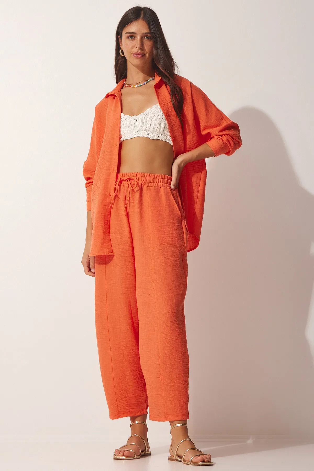 Happiness İstanbul  Zweiteiler - Orange - Regular Fit
