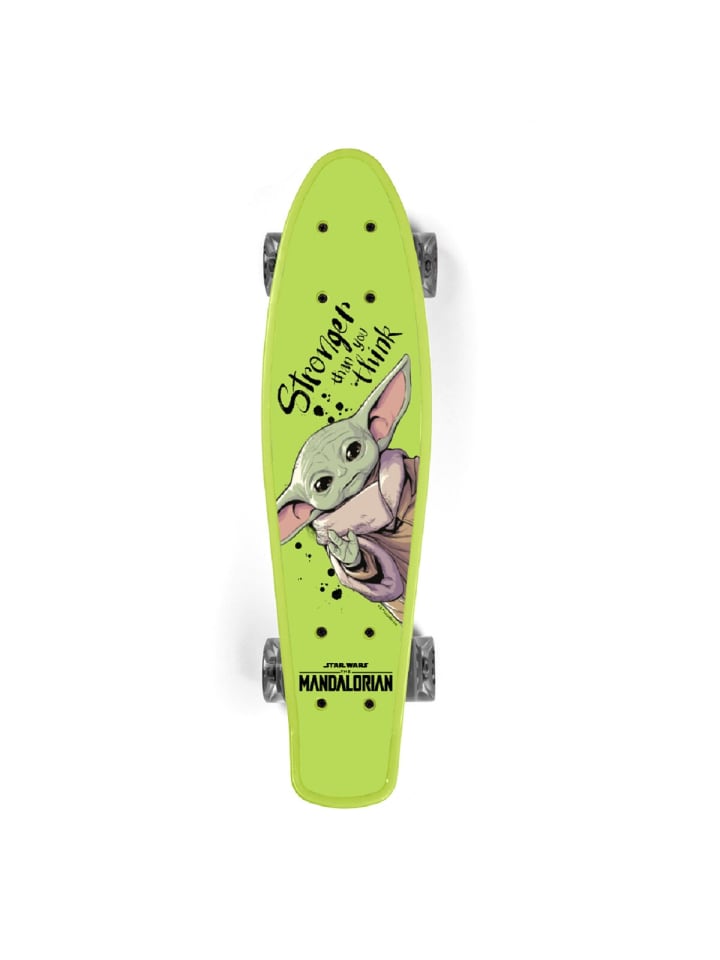 COFI 1453 Grogu Pennyboard – Kompaktes Design aus Polypropylen in Grün günstig kaufen 55 cm