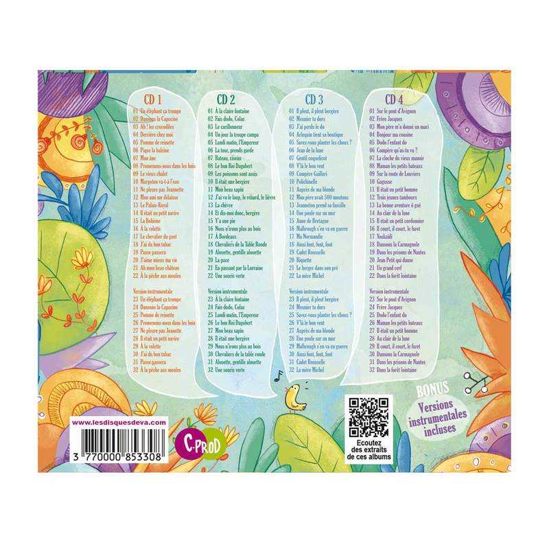 Coffret 4 CD Comptines de toujours