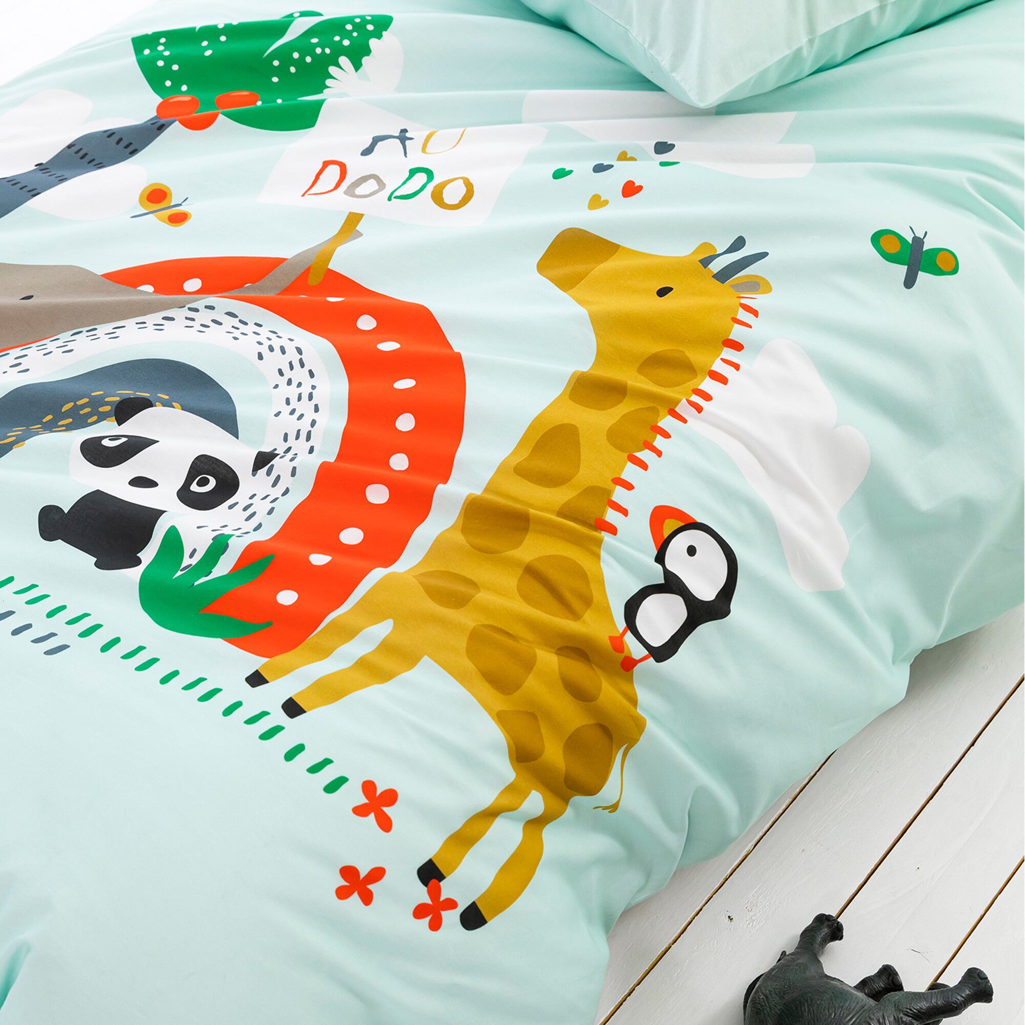 Linge de lit enfant Noé imprimé 1 personne