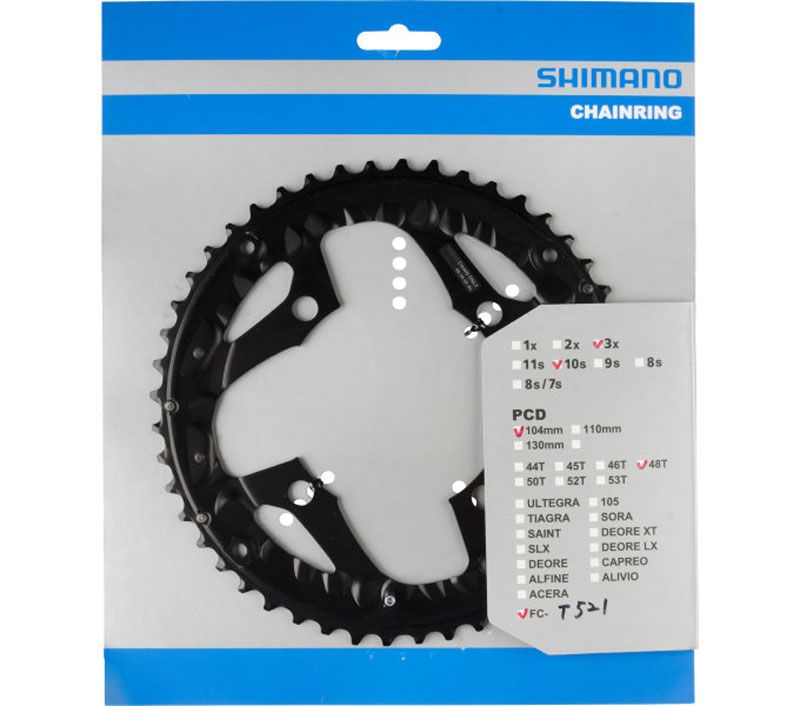 Shimano Kettenblatt für FC-T521 48/36/26 Zähne kaufen | Bike-Discount