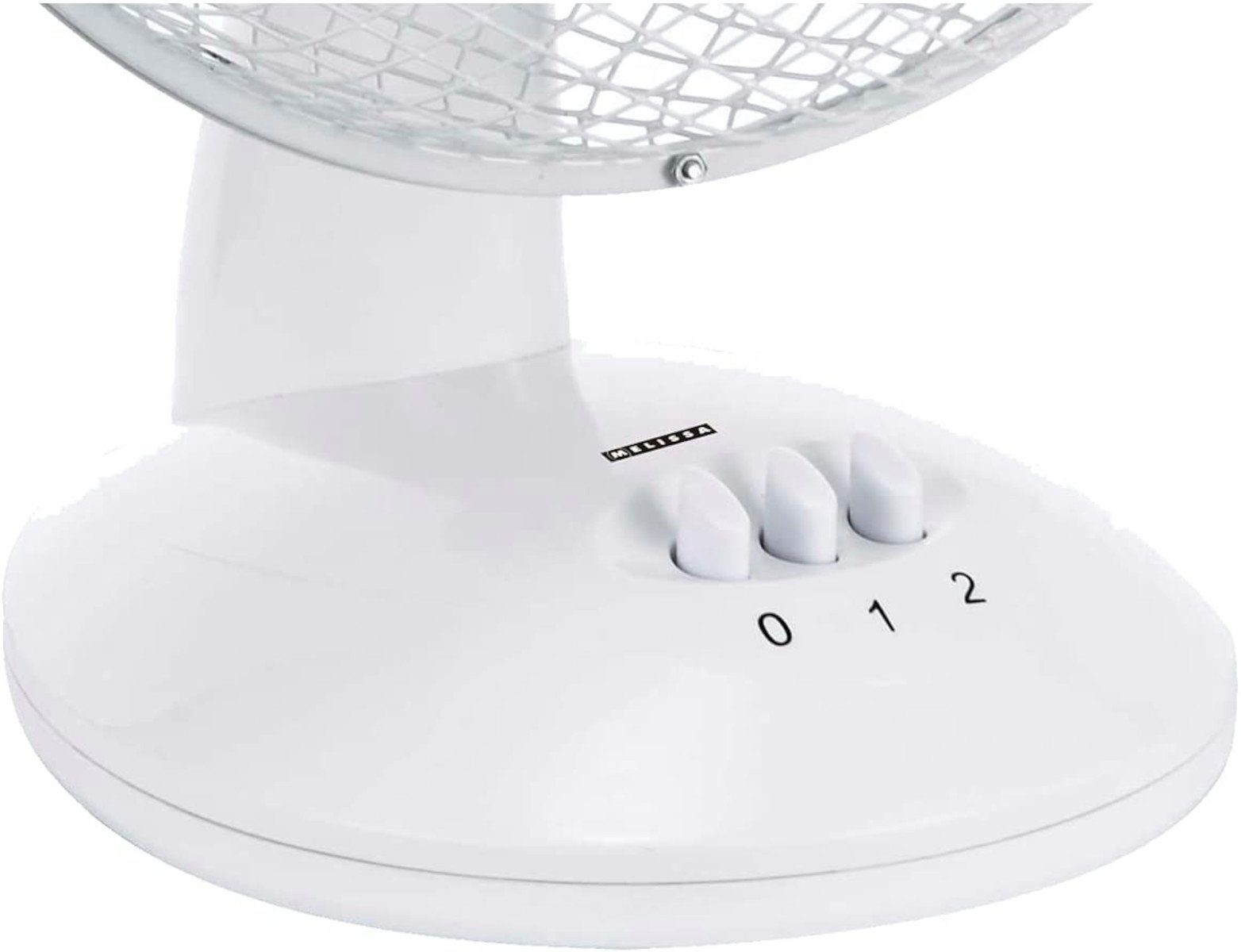 MELISSA Tischventilator 16510105 Ventilator mit zwei Geschwindigkeitsstufen