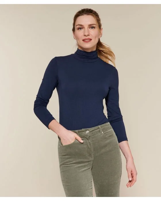 Sous pull maille col roulé