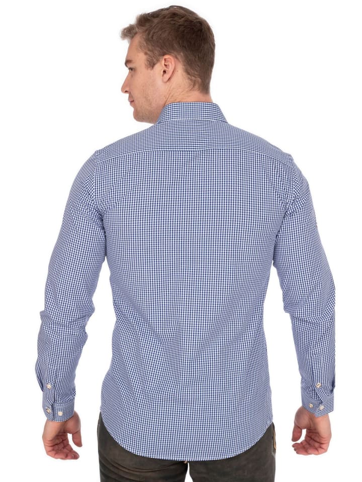 Almsach Karo-Hemd 722LK-CO in jeans günstig kaufen