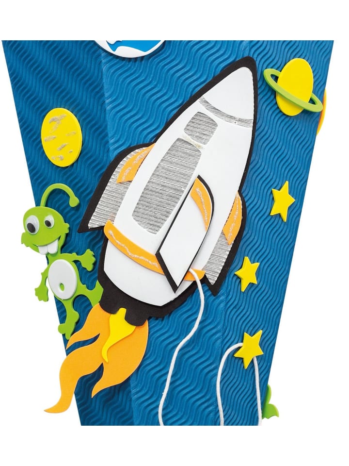 ROTH Schultüte 68cm Space - Bastelset in bunt günstig kaufen onesize