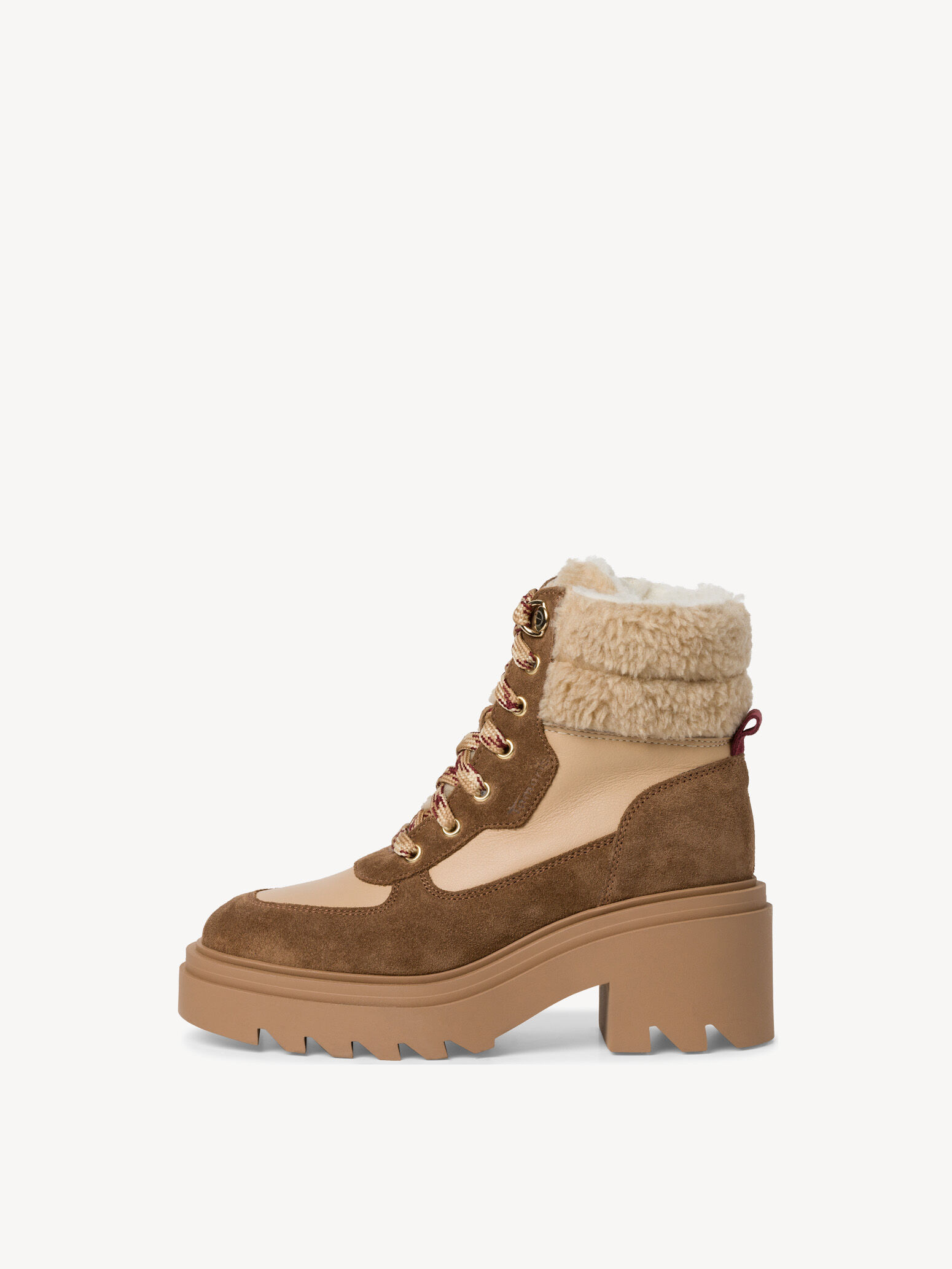 Bottine en cuir - marron doublure chaude