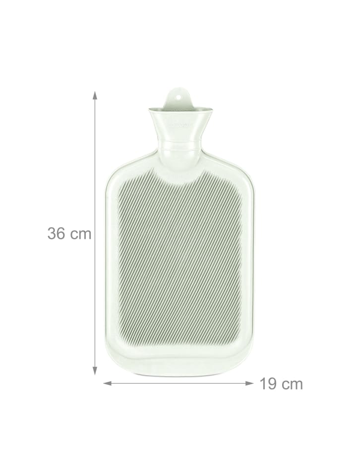 relaxdays Wärmflasche in Pastellgrün - 2 Liter günstig kaufen onesize