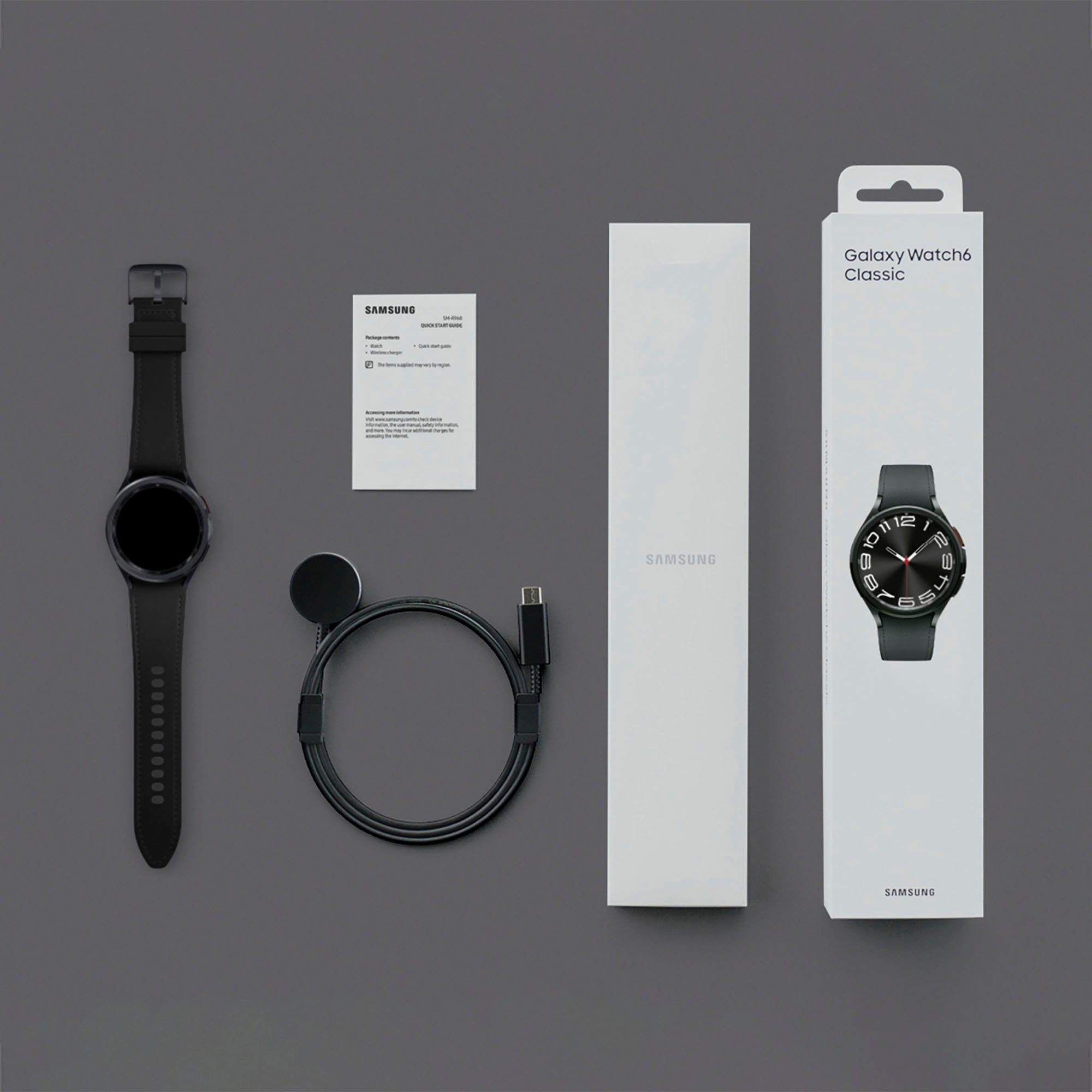Samsung Galaxy Watch 6 Classic LTE 43mm Smartwatch (3,33 cm/1,3 Zoll, Wear OS by Samsung)