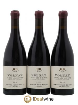 Volnay 1er Cru Les Chevrets Henri Boillot (Domaine)  2018 - Lot de 3 Bouteilles