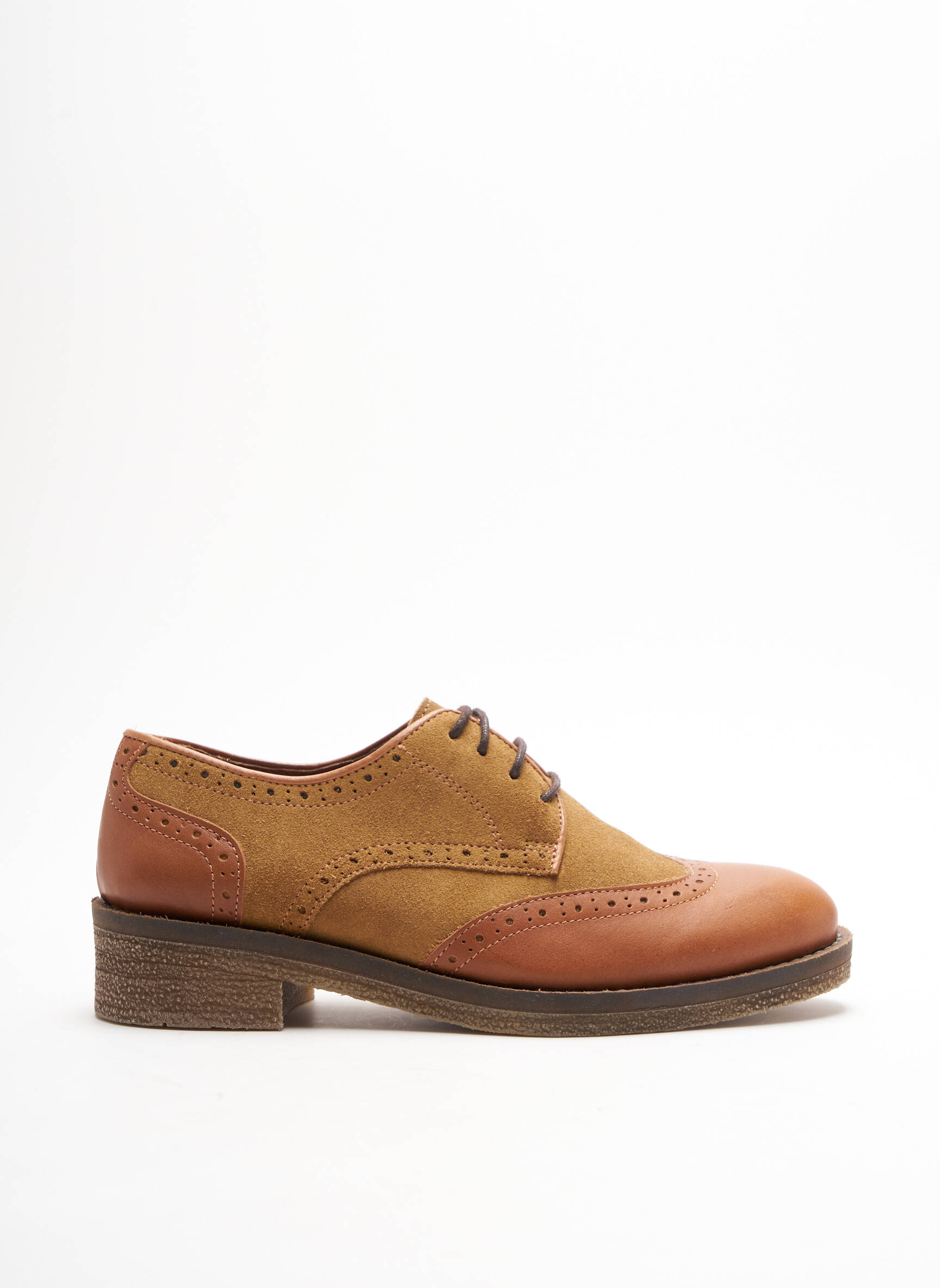 Cirage Derby Femme couleur marron