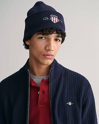 GANT Herren Strickjacke TEXTURE aus Bio-Baumwolle