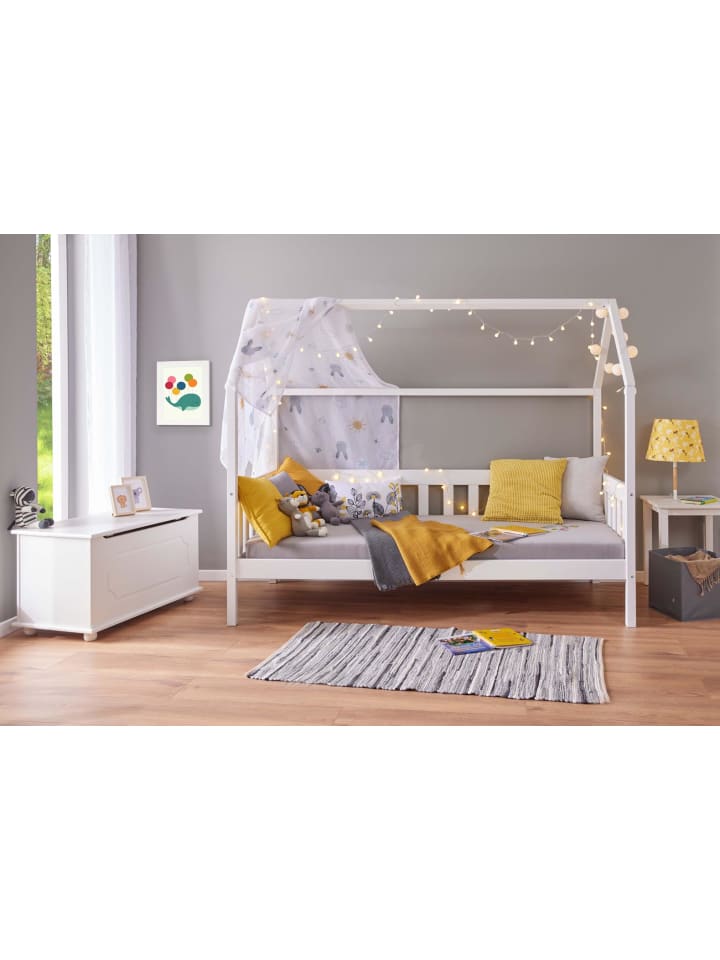 ebuy24 Bett FunkyHouse Weiß 207 x 97 cm günstig kaufen onesize