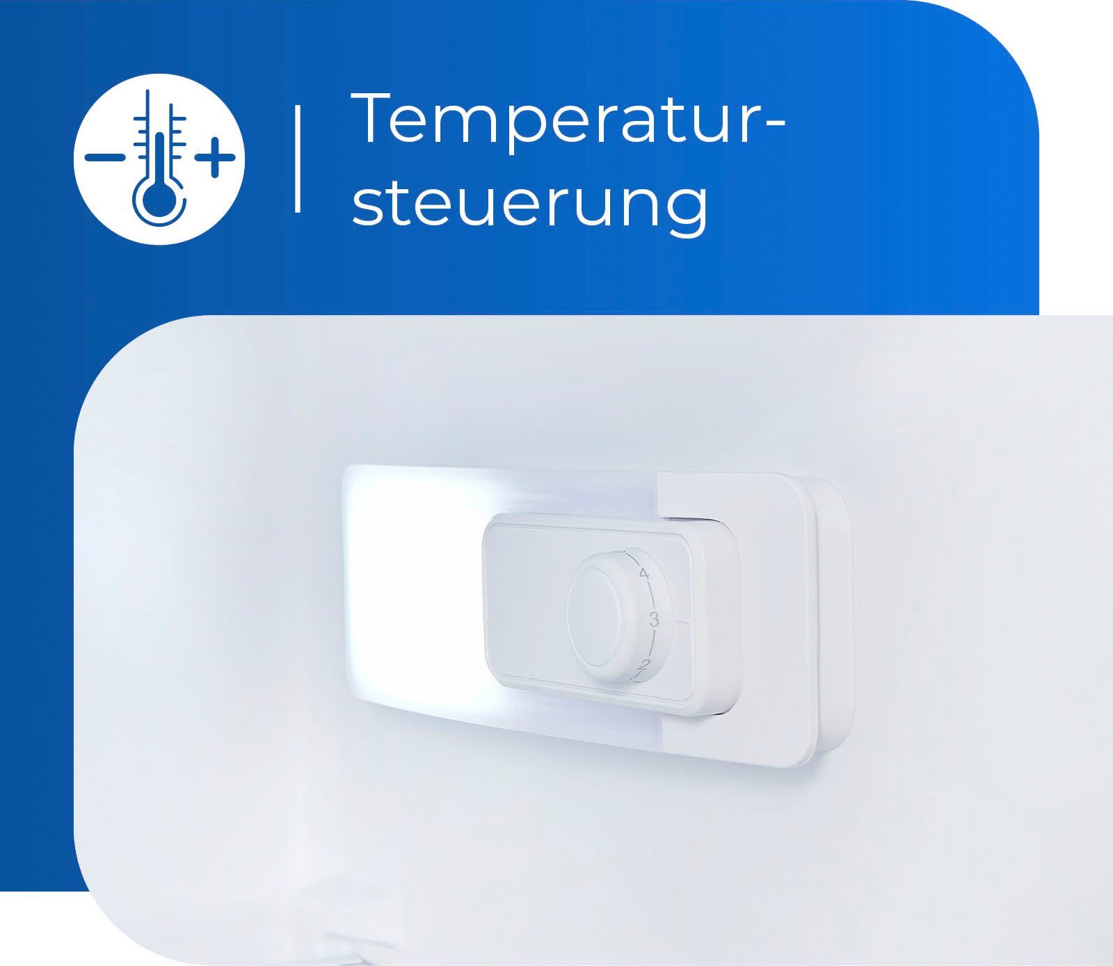 exquisit Top Freezer KGC270-45-040D, 142,6 cm hoch, 54,5 cm breit