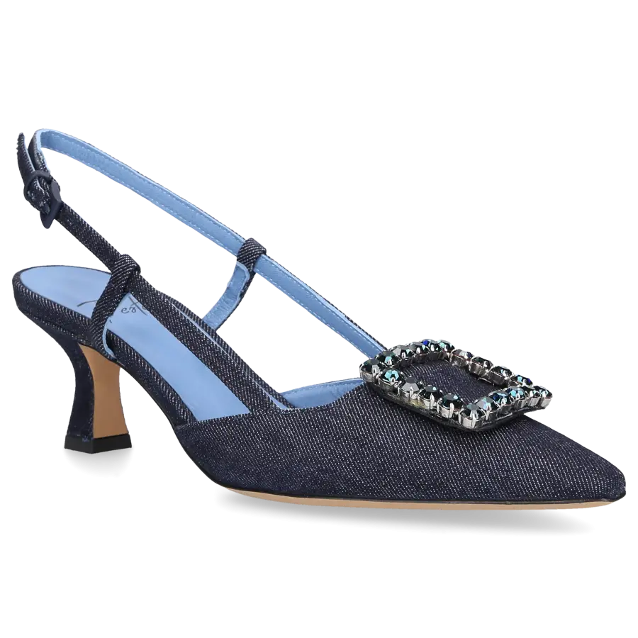 Roberto Festa - Pumps STEFI Denim - blau