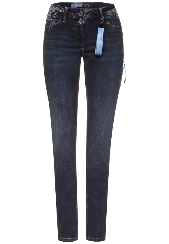 CECIL Dunkle Loose Fit Jeans