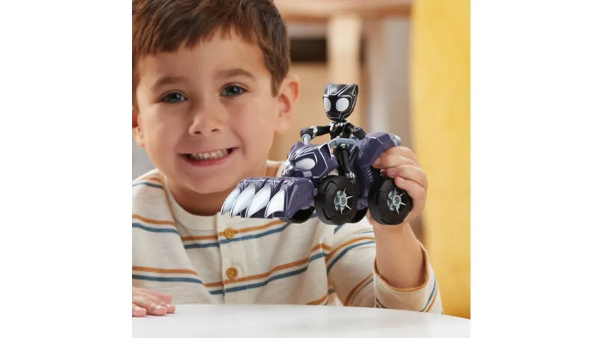 Hasbro - Marvel Spidey and His Amazing Friends Black Panther, Panther Patroller