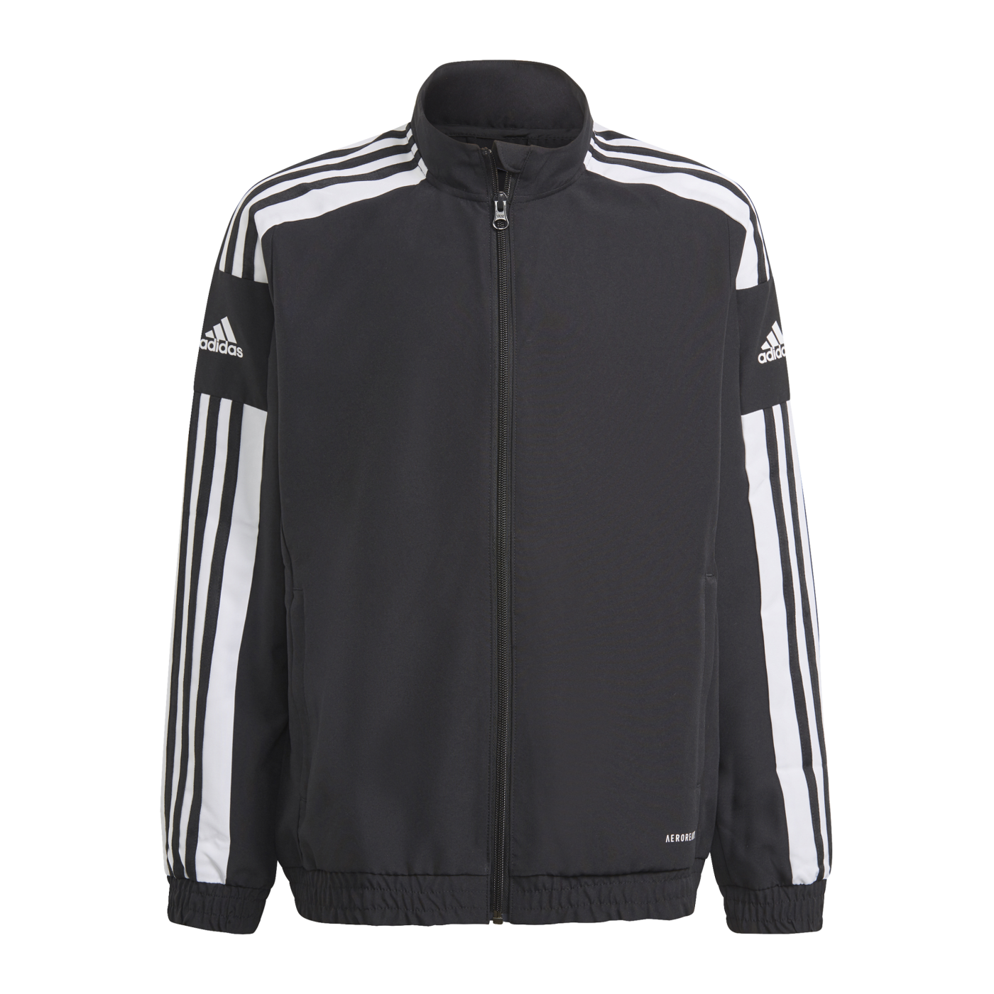 adidas Squadra 21 Präsentationsjacke Kids Schwarz Weiss