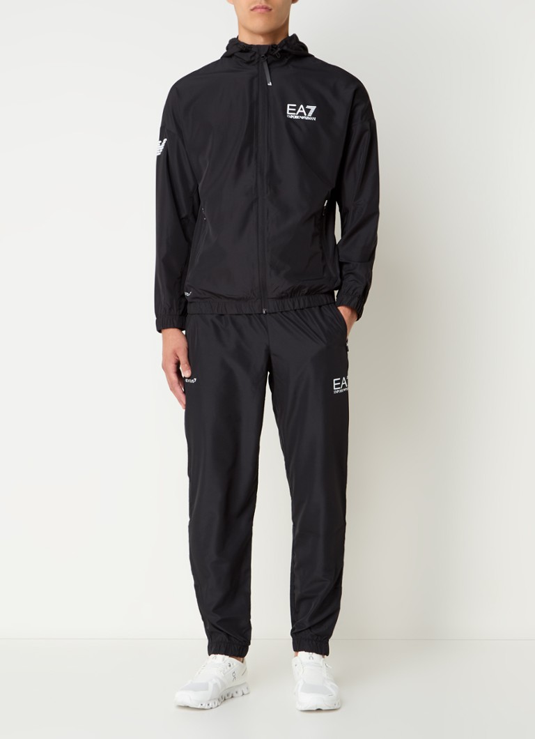 Tuta Emporio Armani con cappuccio e tasche con zip