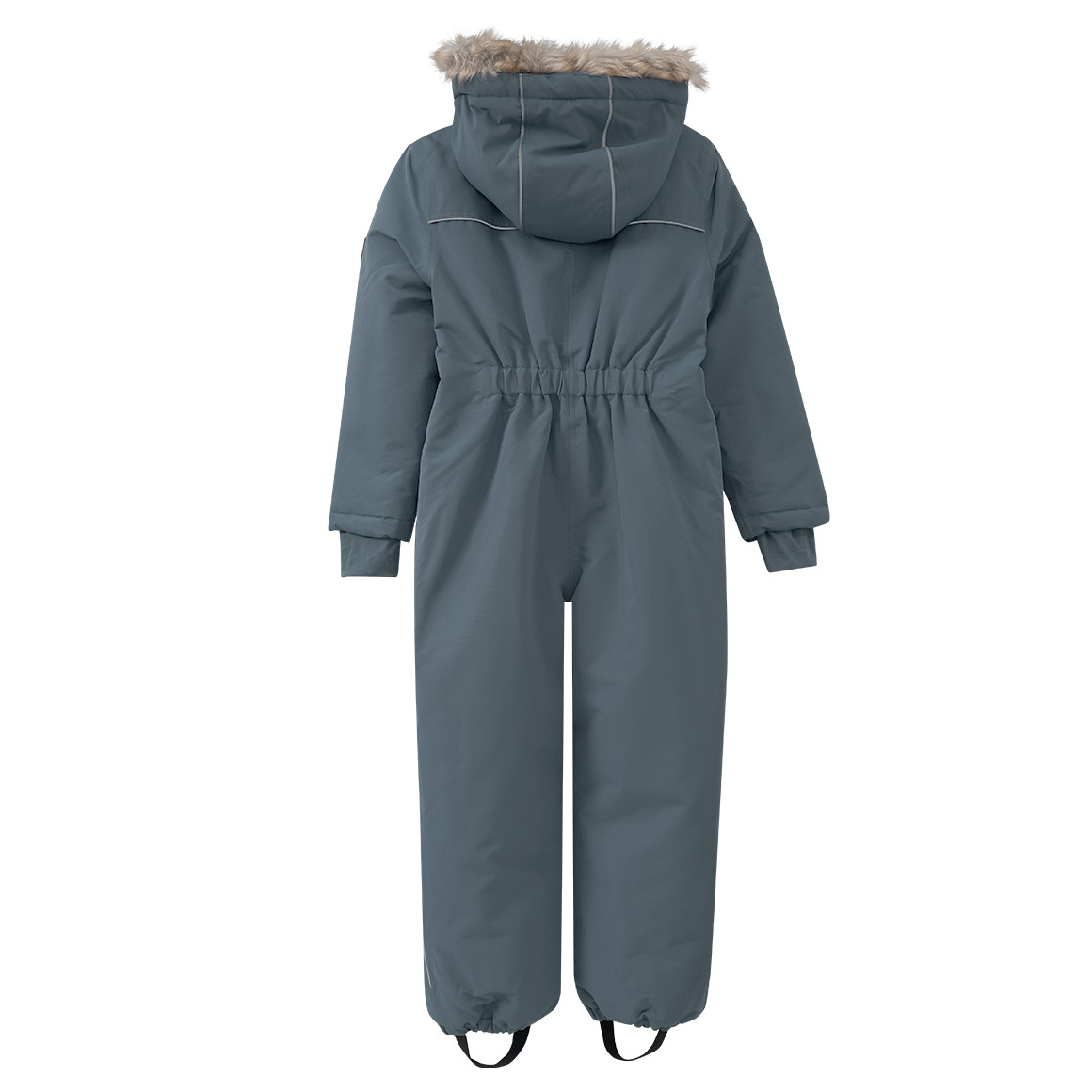 Kinder Schneeoverall mit Fellimitat