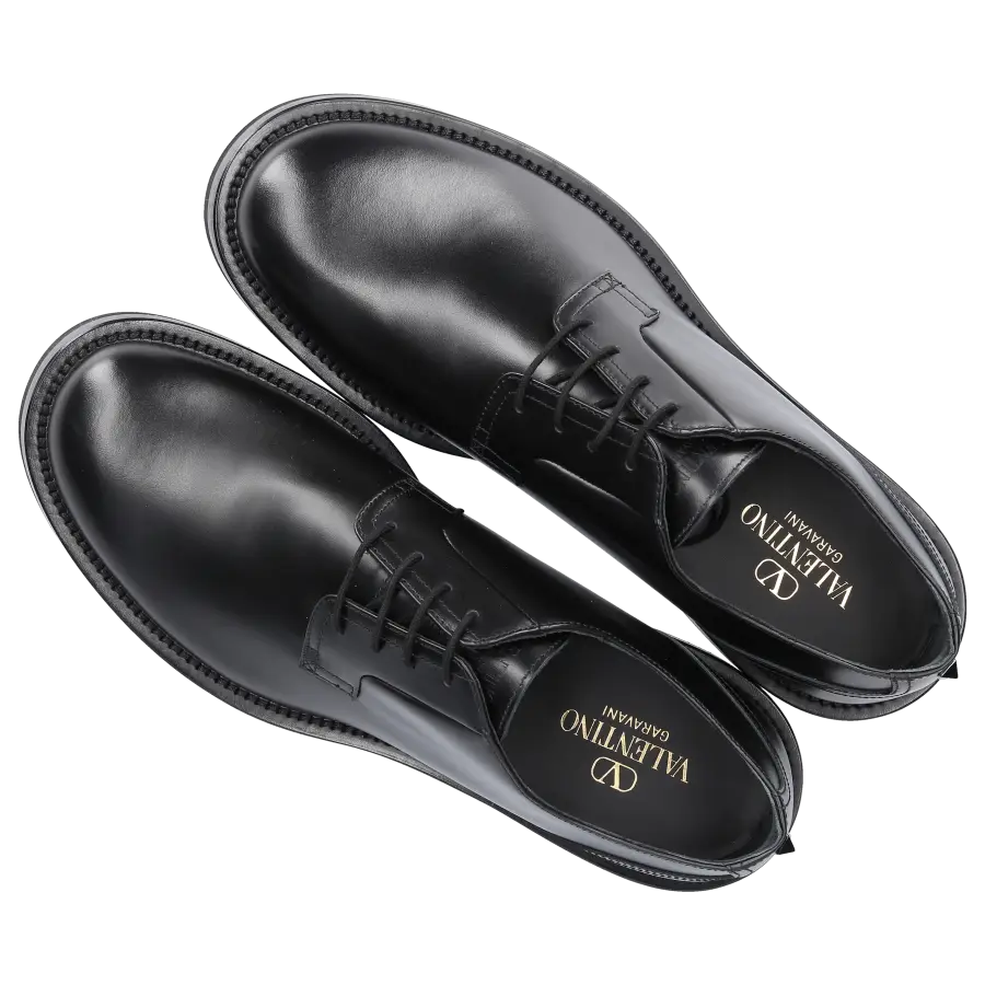 Valentino Garavani - Businessschuhe Derby ROCKSTUD ESSENTIAL Kalbsleder - schwarz