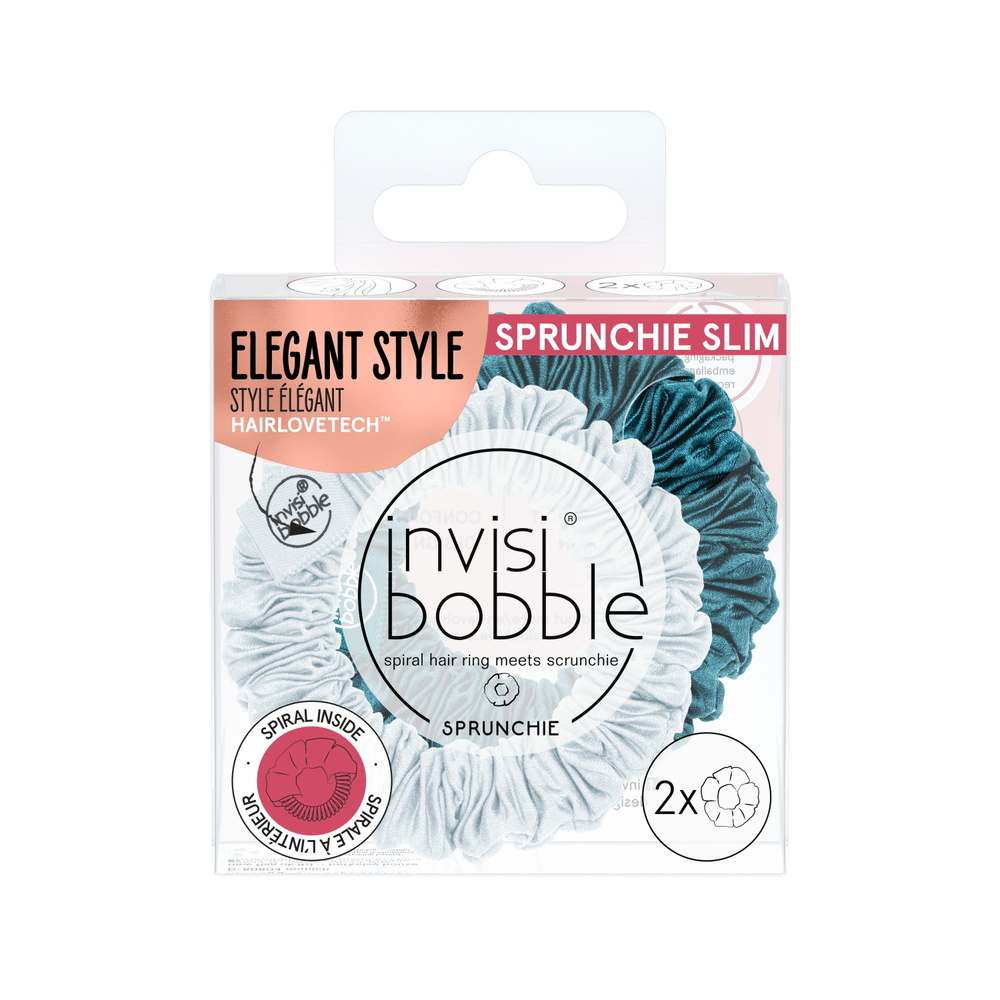 Invisibobble SPRUNCHIE SLIM Cool as Ice Elastique