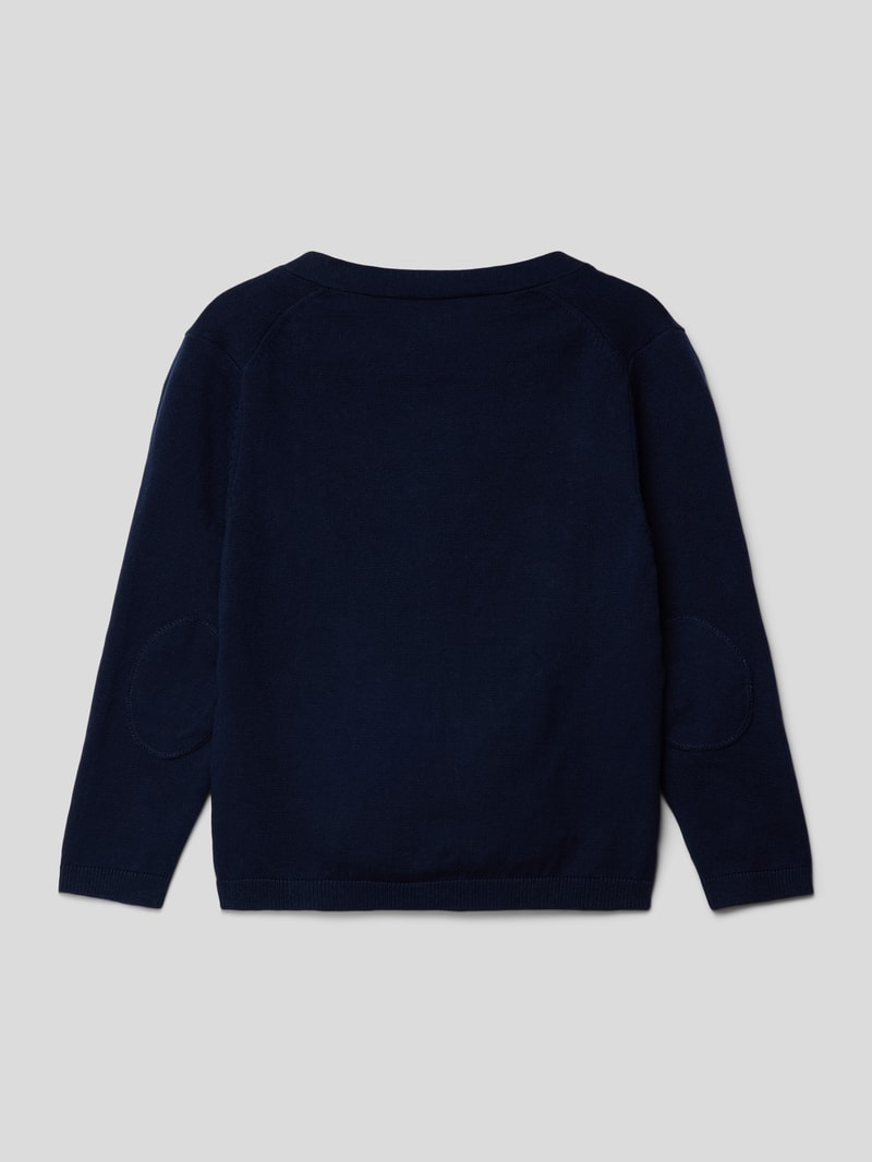 Cardigan mit Knopfleiste Modell 'nicky' in marineblau