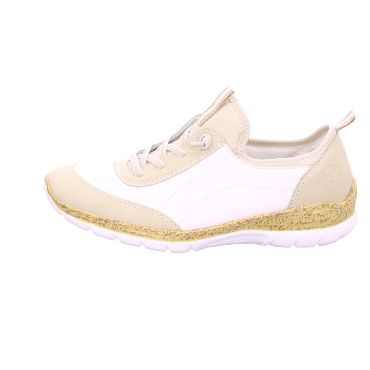 RIEKER Freizeit Schnürer beige