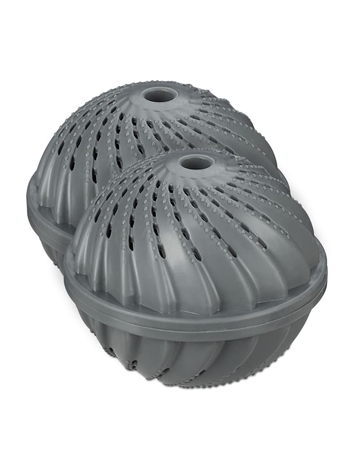 relaxdays 2x Waschball in Grau günstig kaufen onesize