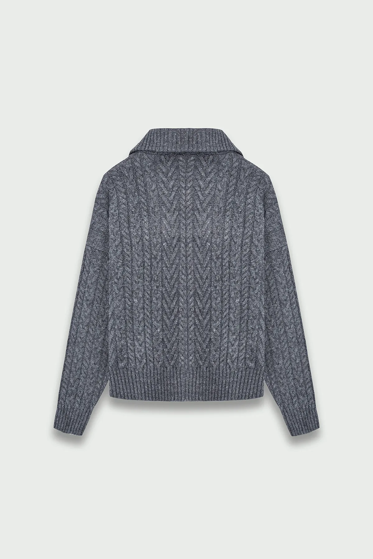 VATKALI  Rollkragenpullover mit Reißverschluss