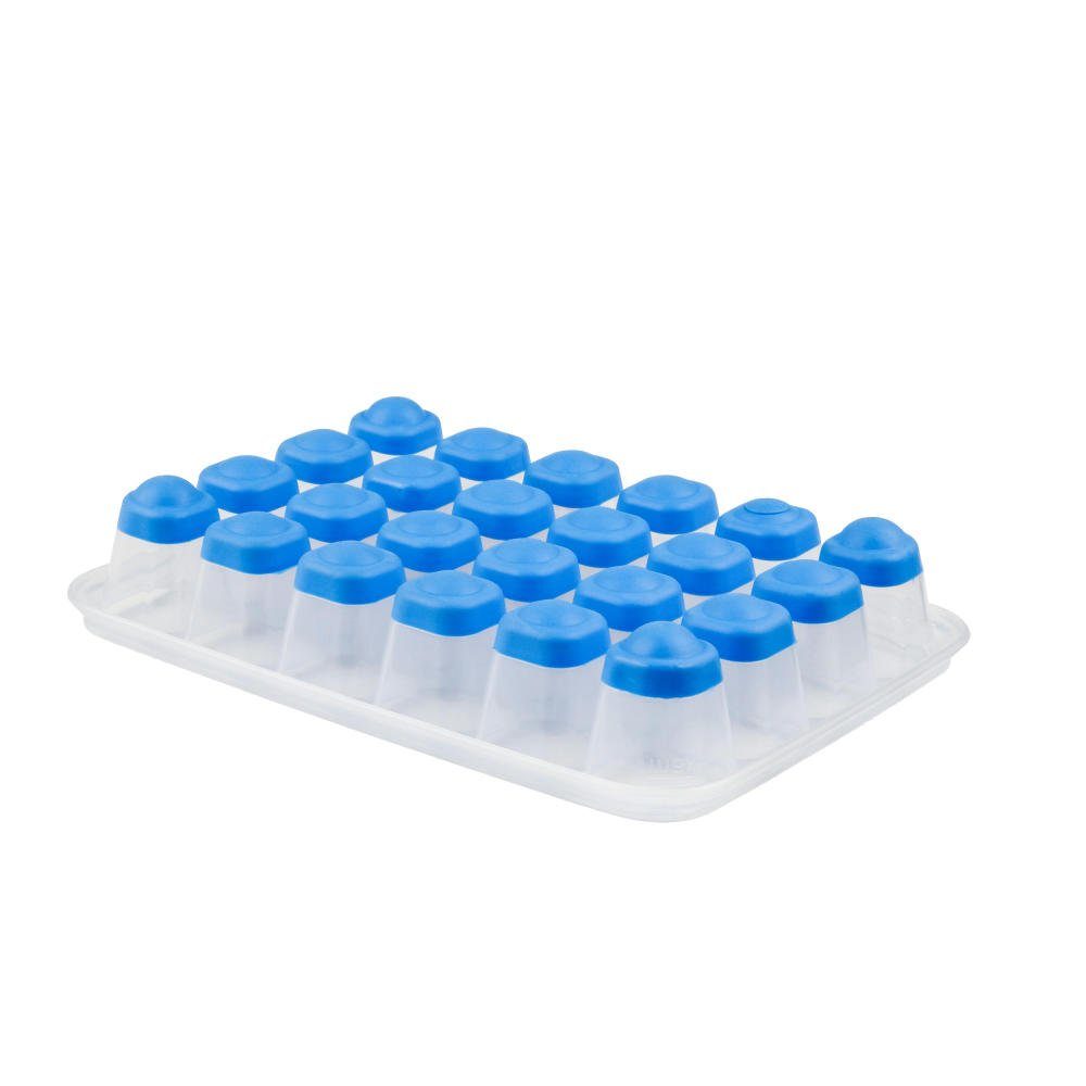 Emsa Eiswürfelbehälter Clip & Close 2.0 Eiswürfelbox Transparent, Kunststoff, (1-tlg)