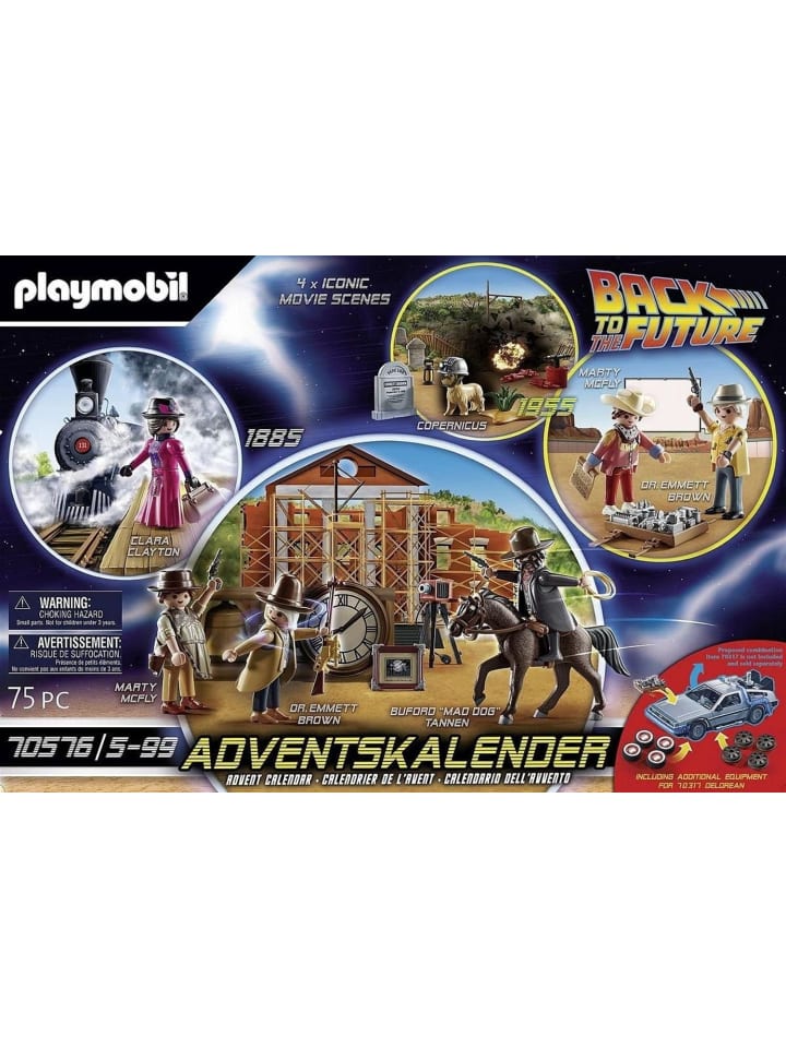 Playmobil Back to the Future Part III Kalender in Mehrfarbig ab 5 Jahre günstig kaufen onesize
