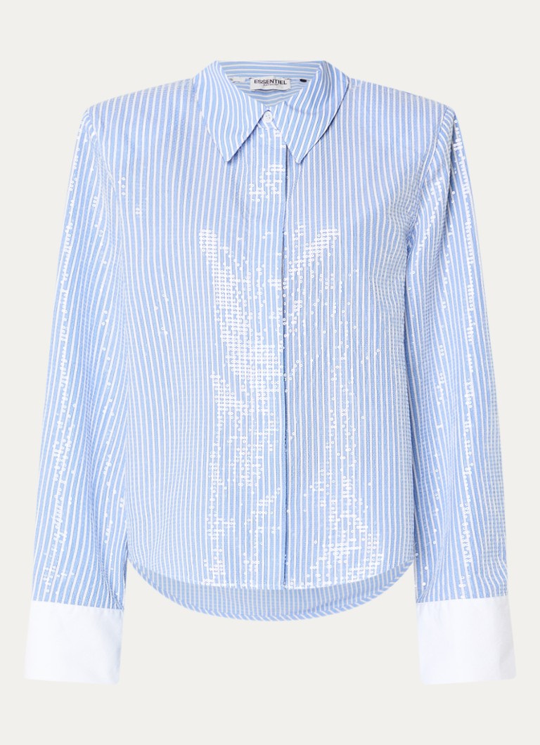 Bluza Essentiel Antwerp Giuliano s jastučićima za ramena i šljokicama