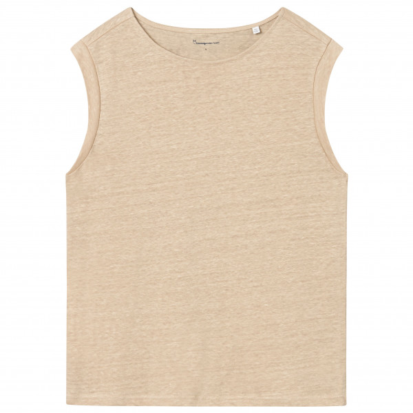 KnowledgeCotton Apparel - Women's Loose Fold Up Linen - T-Shirt