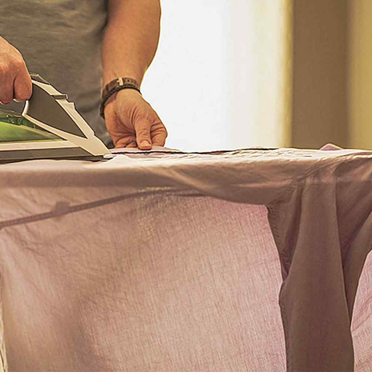 Rwoythk Bügelbrett Extra dicker Bügelbrettbezug und -polster, widersteht Verbrennen