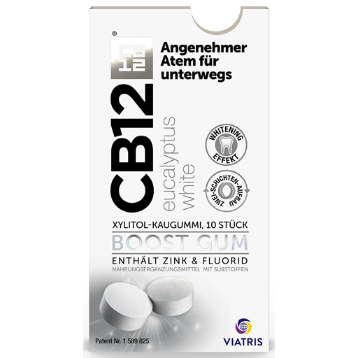 CB12 boost Eucalyptus white Kaugummi  10 St  Kaugummi