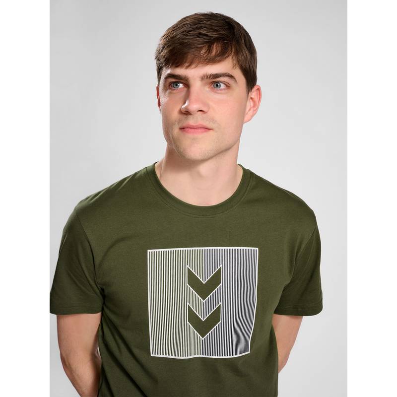 hummel hmlACTIVE STRIPE CO TEE S/S T-Shirt Herren