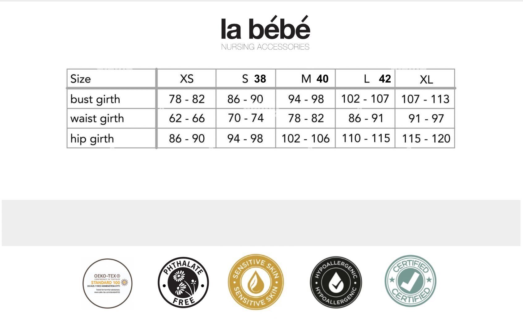 WERI SPEZIALS Strumpfhersteller GmbH Stillkleid La Bebe Collection >>Mia<< aus hochwertiger Baumwolle