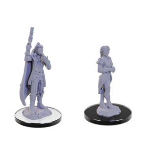 Critical Role unpainted Miniatures: Percival & Cassandra De Rolo (2)
