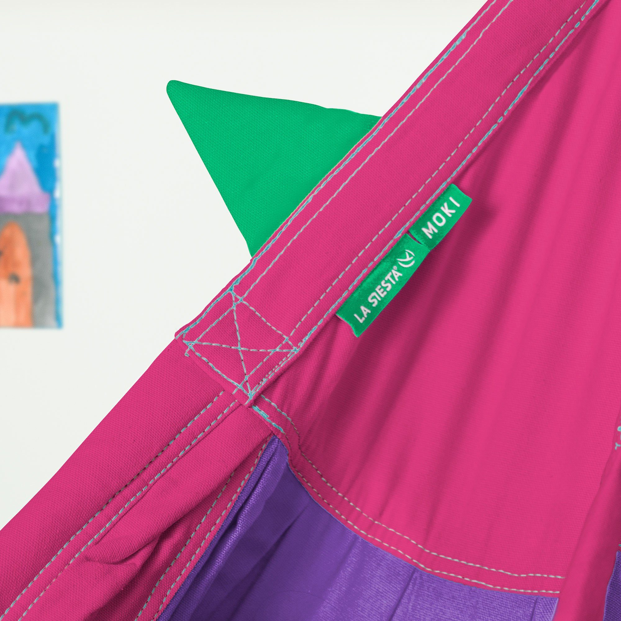 La Siesta Hängematte Moki Lilly - Kinder-Hängematte aus Bio-Baumwolle La Siesta MOK11-77 li, Hochwertige Qualität