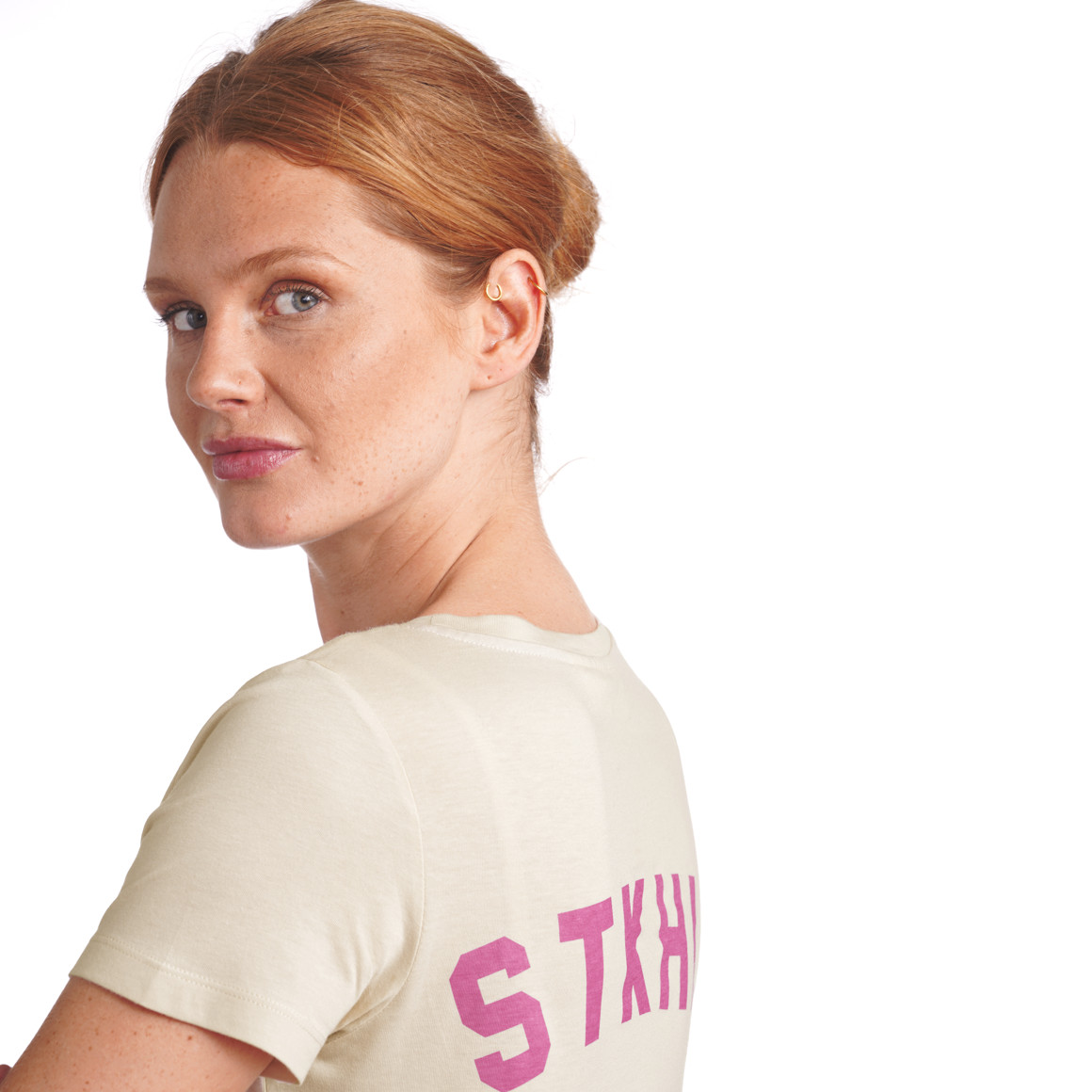 Damen T-Shirt mit Rückenprint