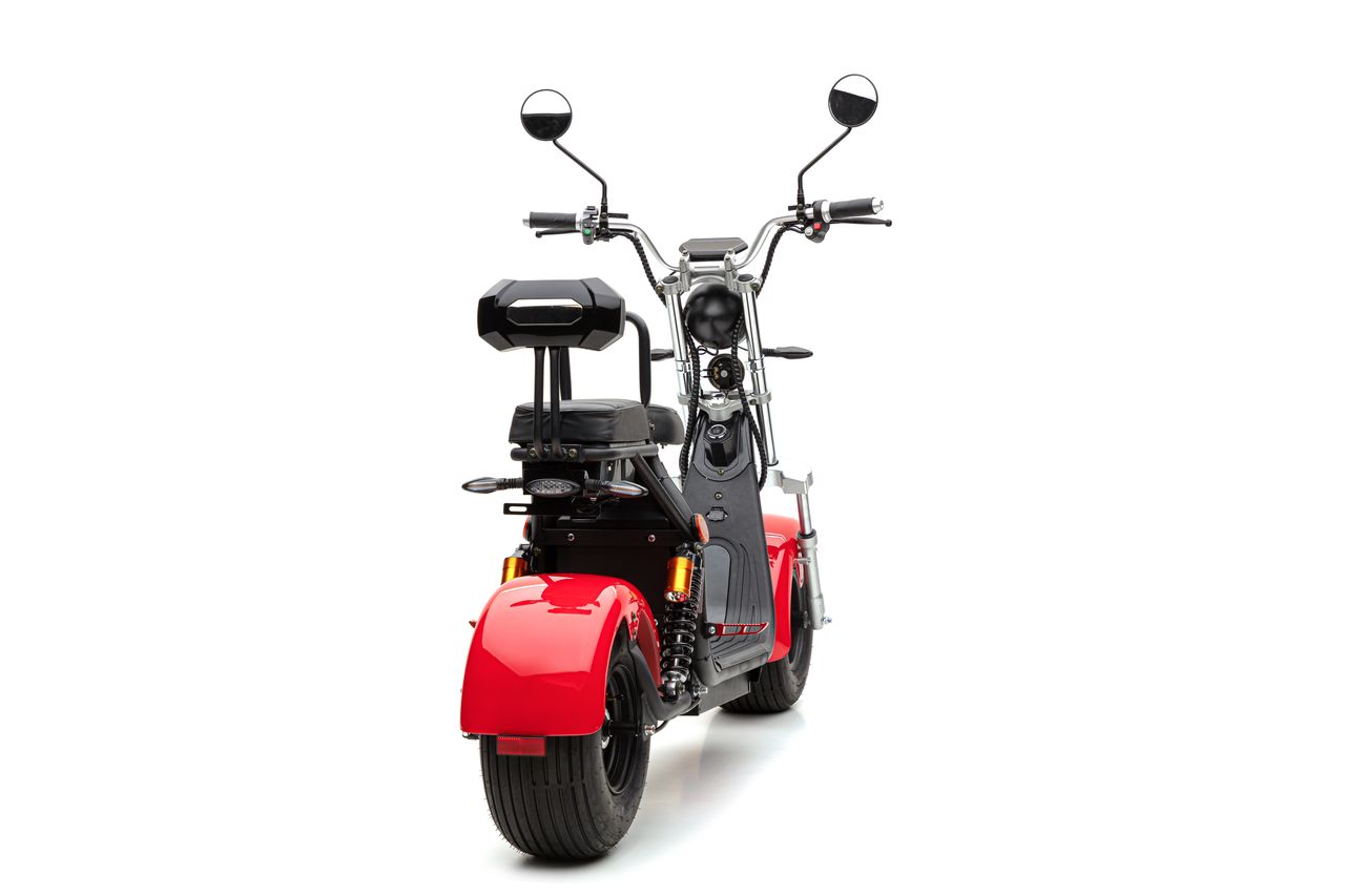 Econelo Elektro Zweiradroller ECONELO Chopper  CMD 05 Rot