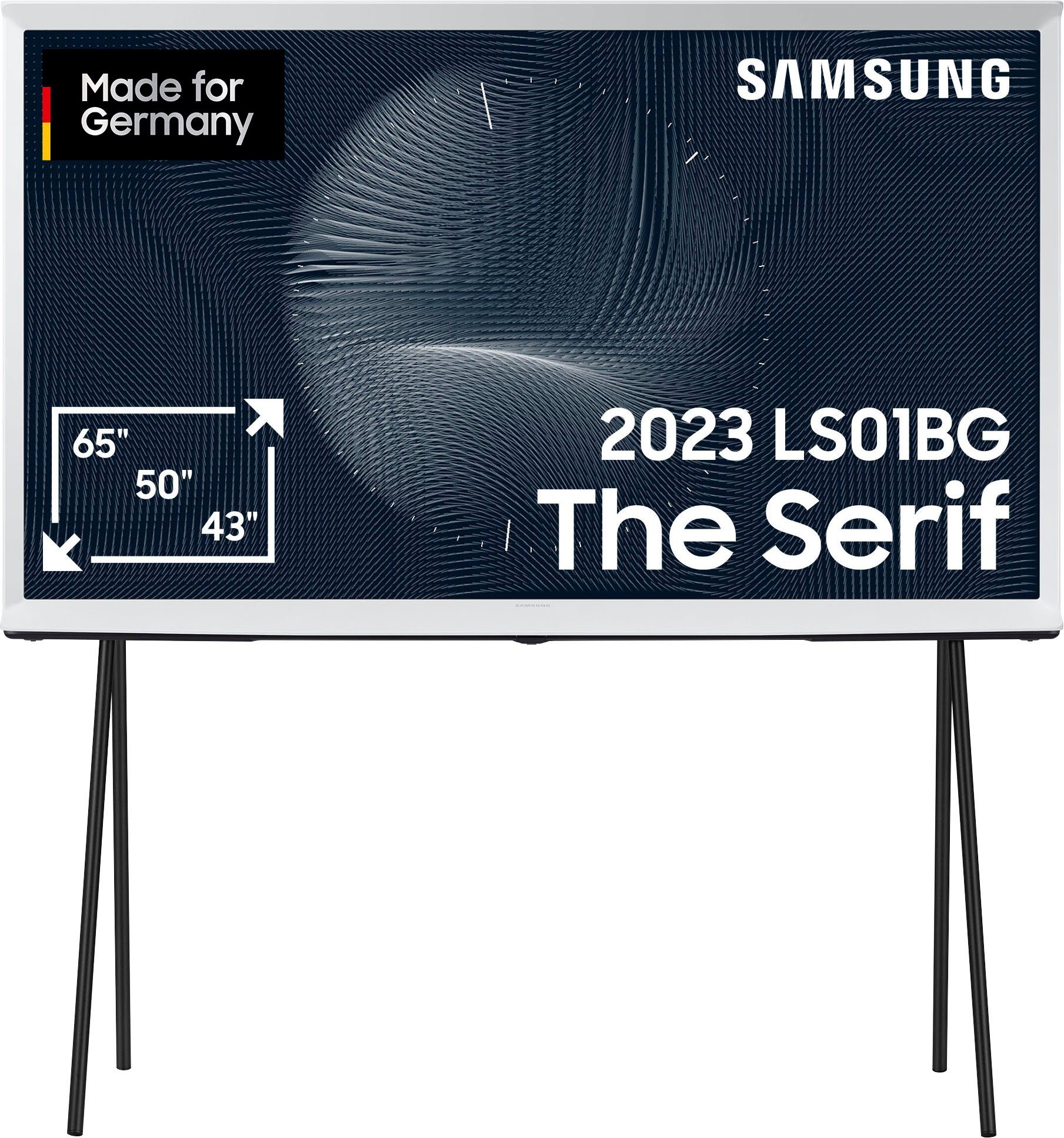 Samsung GQ55LS01BGU LED-Fernseher (138 cm/55 Zoll, Google TV, Smart-TV, Mattes Display, QLED-Bildqualität, Abnehmbare Standfüße)