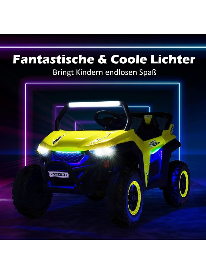 COSTWAY 2 Sitzer Elektroauto in Gelb günstig kaufen onesize
