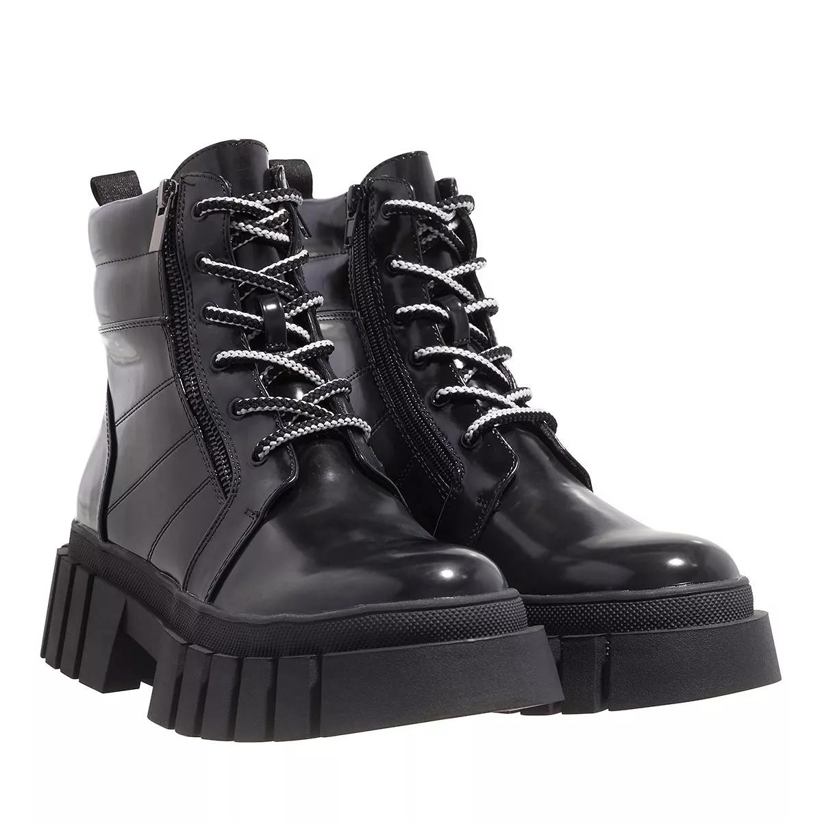 STEVEN MADDEN Stiefeletten schwarz Schnürstiefel