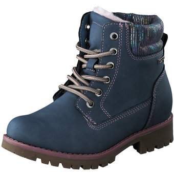 Puccetti Schnür Boots in blau